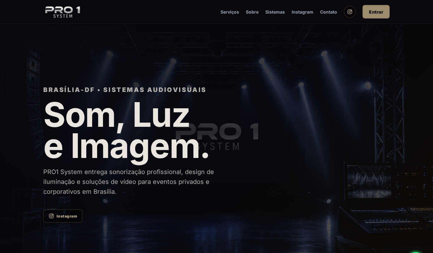 Screenshot do PRO1 System